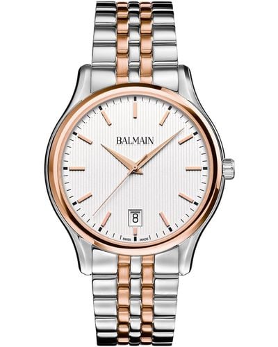 Balmain Swiss Beleganza Two-tone Stainless Steel Bracelet Watch 40mm - Metallic