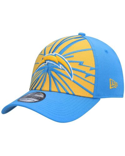 Men's New Era Powder Blue/Gold Los Angeles Chargers NFL x Staple Collection 59FIFTY Fitted Hat