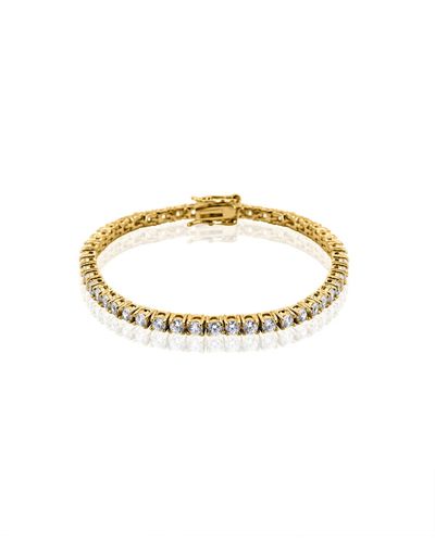 OMA THE LABEL Tennis Collection 3mm Bracelet - Metallic