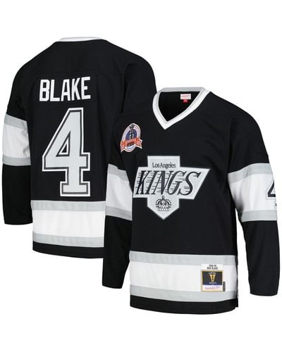 Mitchell & Ness Rob Blake Los Angeles Kings 1992/93 Blue Line Player Jersey - Black