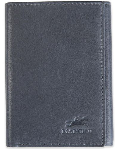 Mancini Bellagio Collection Trifold Wallet - Gray