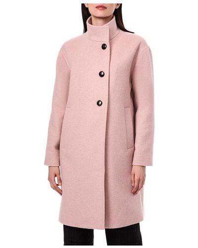 Bernardo Wool Coat - Pink
