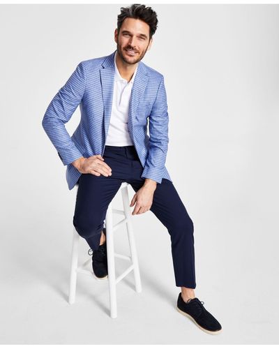 tommy hilfiger light blue blazer