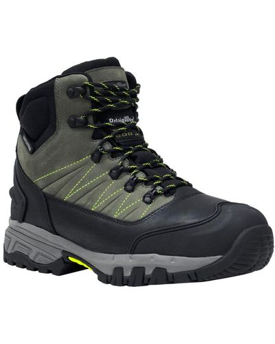 Refrigiwear Tungsten Hiker Warm Insulated Waterproof Leather Work Boots - Black