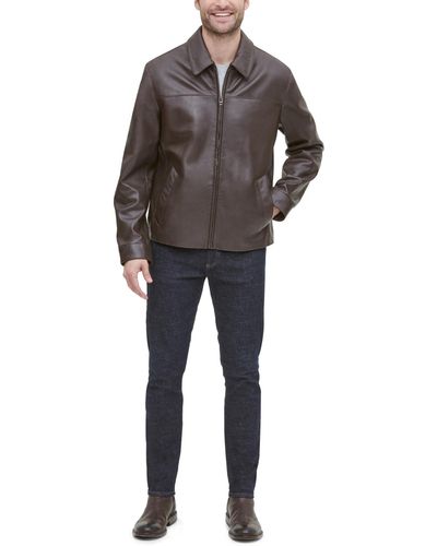 Cole Haan Leather Jacket - Multicolor