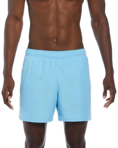 Nike Essential Lap Solid 5" Swim Trunks - Blue