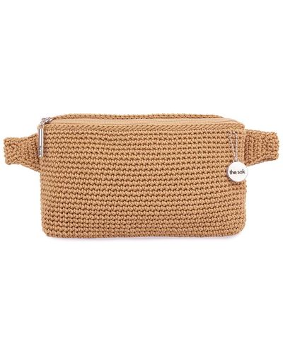 The Sak Caraway Crochet Small Belt Bag - Natural