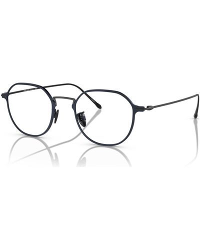 Giorgio Armani Phantos Eyeglasses - Metallic