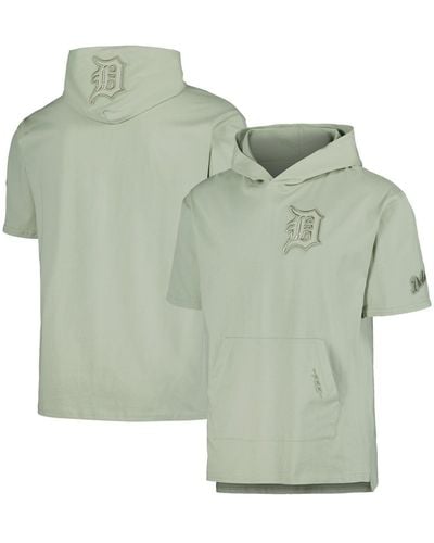 Pro Standard Detroit Tigers Neutral Short Sleeve Hoodie T-shirt - Green