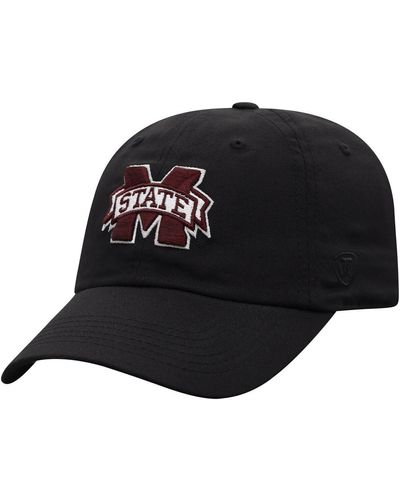 Top Of The World Mississippi State Bulldogs Staple Adjustable Hat - Black