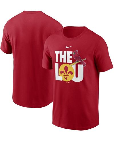 Nike St. Louis Cardinals The Lou Local Team T-shirt - Red