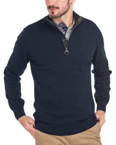 Barbour Half-zip Sweater - Blue
