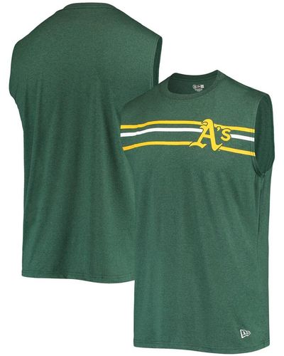 KTZ Oakland Athletics Muscle Tank Top - Green