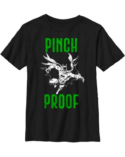 Dc Comics Boy's Batman St. Patrick's Day Pinch Proof Child T-shirt - Green