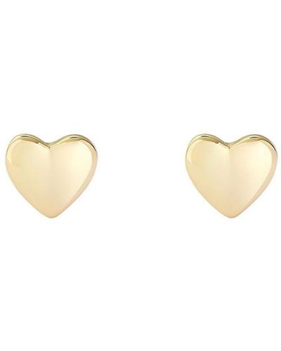 Ted Baker Harly: Tiny Heart Stud Earrings - White