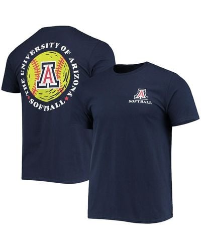 Image One Arizona Wildcats Softball Seal T-shirt - Blue