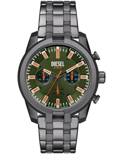 DIESEL Split Chronograph Stainless Steel Watch 43mm - Gray