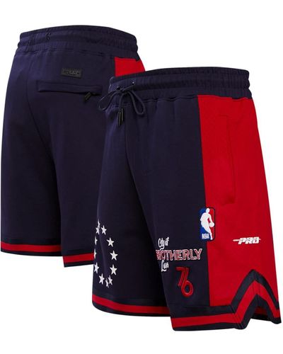Pro Standard Philadelphia 76ers 2023/24 City Edition Dk Shorts - Red
