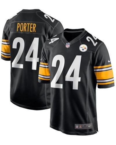 Nike Joey Porter Jr. Pittsburgh Steelers 2023 Nfl Draft Pick Game Jersey - Black