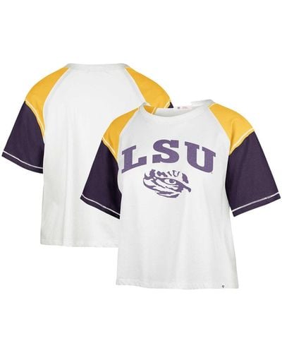 '47 Lsu Tigers Serenity Gia Cropped T-shirt - Blue