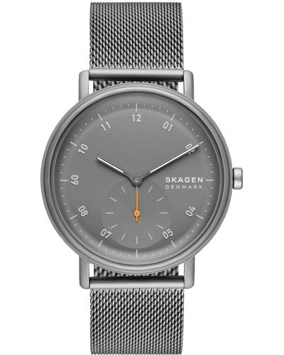 Skagen Kuppel Quartz Three Hand Stainless Steel Watch - Gray