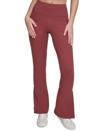 Calvin Klein High-rise Flare Full-length leggings - Red