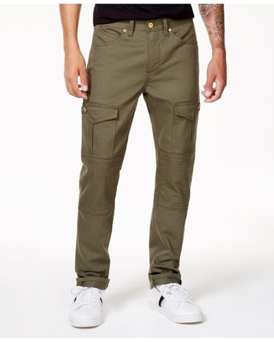 Sean John Men's Navy Cargo Pants - Green