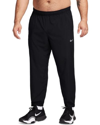 Nike Form Dri-fit Standard-fit Tapered-leg Training Pants - Black