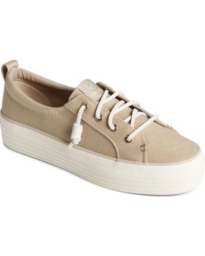 Sperry Top-Sider Crest Vibe Platform Manmade Sneakers - White