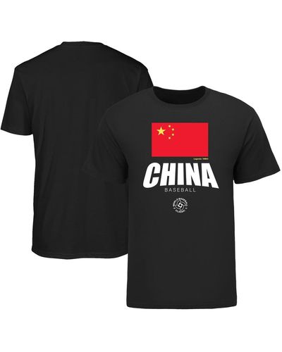 Legends China Baseball 2023 World Baseball Classic Federation T-shirt - Black