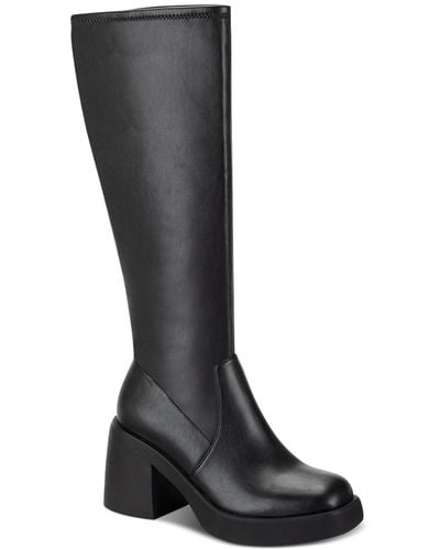 Sun & Stone Sun + Stone Tylaa Block-heel Dress Boots - Black