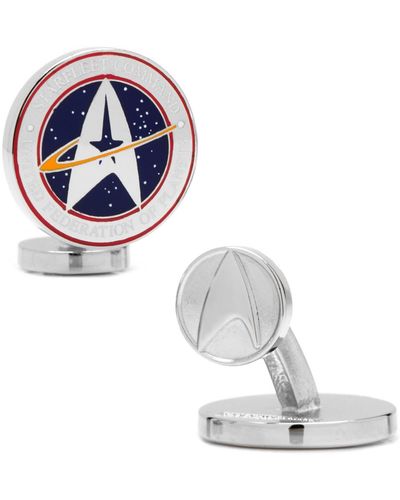 Cufflinks Inc. Star Trek Starfleet Command Cufflinks - Metallic