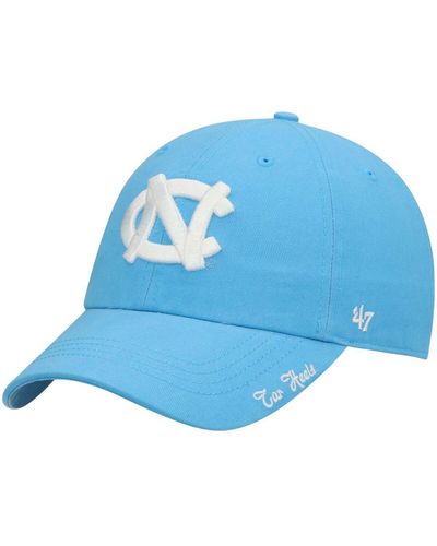 '47 North Carolina Tar Heels Miata Clean Up Logo Adjustable Hat - Blue