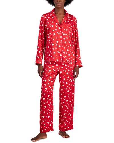 INC International Concepts 2-pc. Pajamas Set - Red