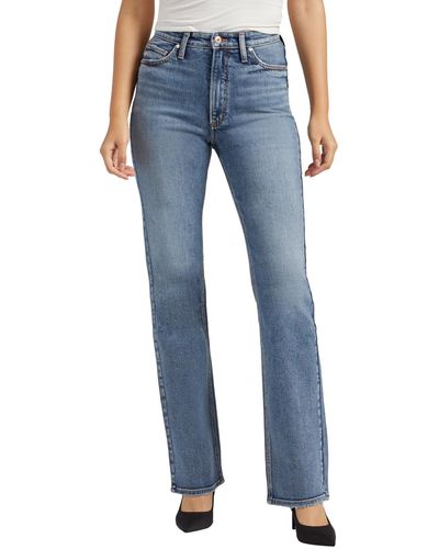 Silver Jeans Co. 90s Vintage-like High Rise Bootcut Jeans - Blue