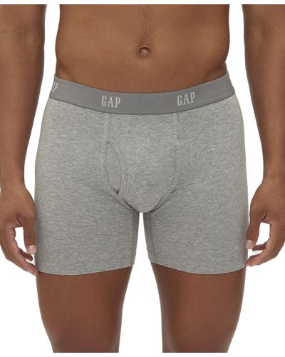 Gap 3-pk. Cotton Stretch Boxer Briefs - Gray