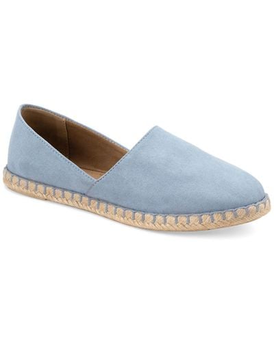 Style & Co. Reevee Stitched-trim Espadrille Flats - Blue