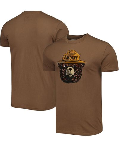 American Needle And Smokey The Bear Brass Tacks T-shirt - Brown