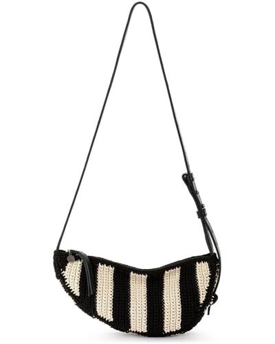 The Sak Tess Crochet Mini Sling Bag - Black