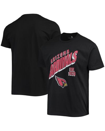 Junk Food Arizona Cardinals Slant T-shirt - Black