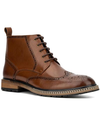 Vintage Foundry Titus Lace-up Boots - Brown