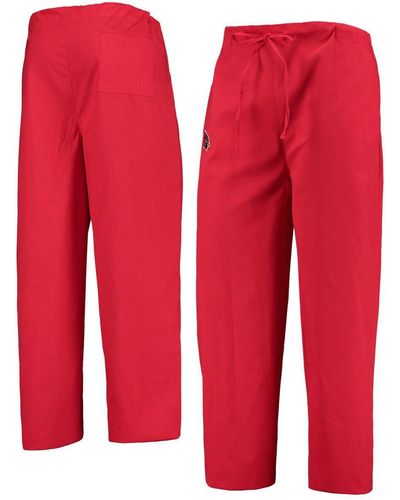 Concepts Sport Arizona S Scrub Pants - Red