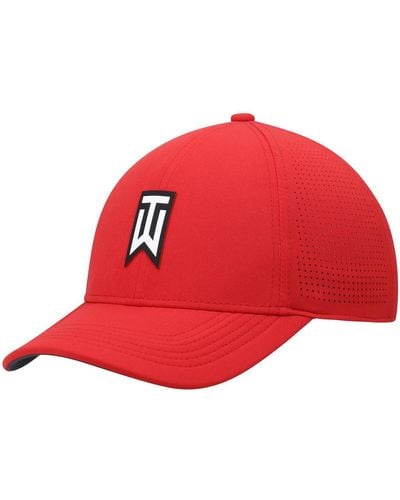 Nike Golf Tiger Woods Legacy91 Performance Flex Hat - Red