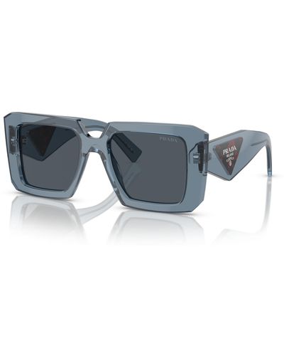 Prada Low Bridge Fit Sunglasses - Blue
