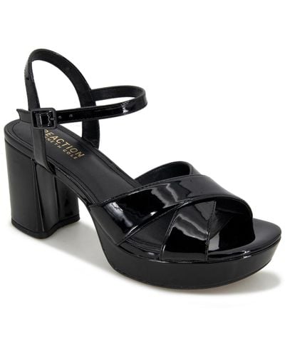 Kenneth Cole Reeva Platform Dress Sandals - Black