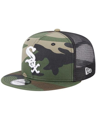 Youth New Era Camo Dallas Cowboys Retro Joe Main Trucker 9FIFTY Snapback Hat