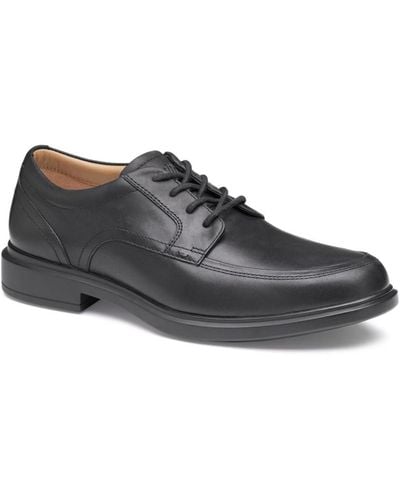 Johnston & Murphy Xc4 Stanton 2.0 Moc Waterproof Leather Lace-up Oxford Shoes - Black