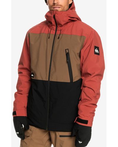 Quiksilver Snow Sycamore Hooded Jacket - Red