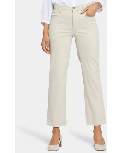 NYDJ Bailey Relaxed Straight Jeans - Natural