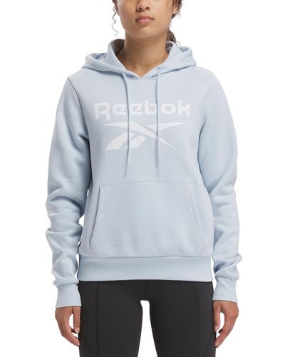 Reebok Fleece Big Logo Hoodie - Blue